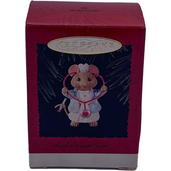 1996 Hallmark Keepsake TENDER LOVIN' CARE Collectible Christmas Ornament in Box - Picture 2 of 7